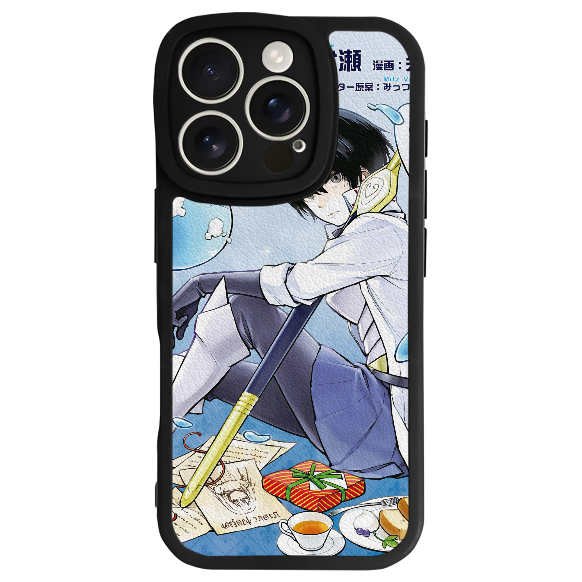 （画像用） 転スラ Regarding Reincarnated to Slime 【iPhone 16シリーズ対応】シリコンスマホケース（レザー調） 材質：シリコン
